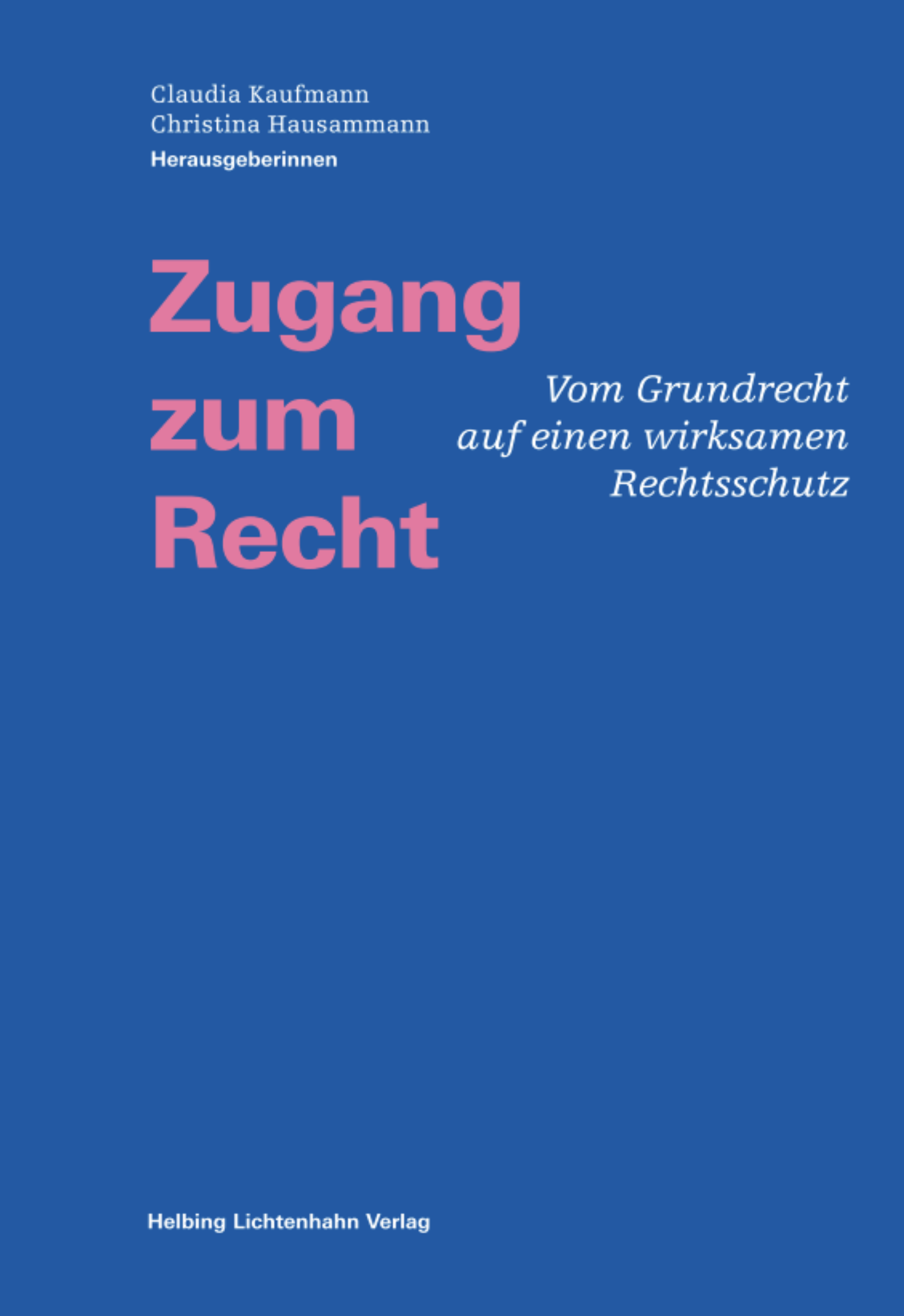 Zugang zum recht cover